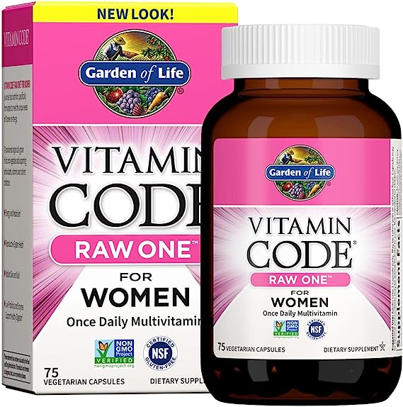 Garden of Life Vitamin Code Raw One Once Daily Women Multivitamin + Probiotics 75 Capsules - Ome's Beauty Mart