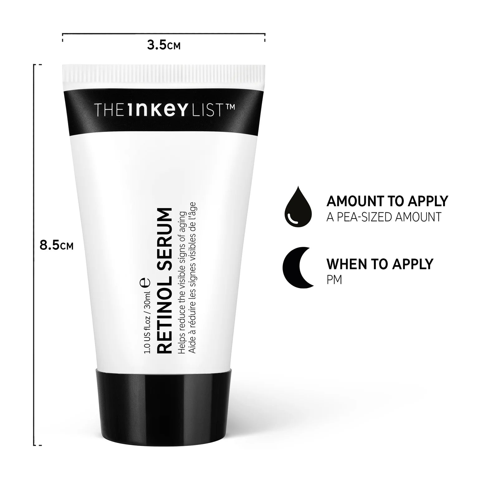 The Inkey List Retinol Serum Supersize 60ml Ome's Beauty Mart