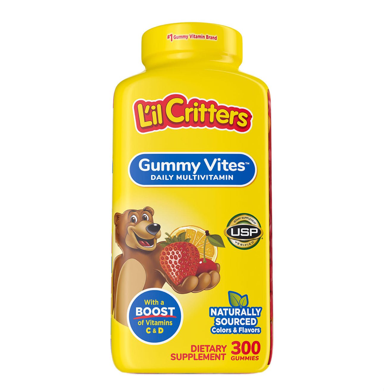 Lil Critters Gummy Vites Children Multivitamin 300 Gummies - Ome's Beauty Mart