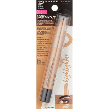 MAYBELLINE BROW PRECISE PERFECTING EYEBROW HIGHLIGHTER, 320 DEEP - Ome's Beauty Mart