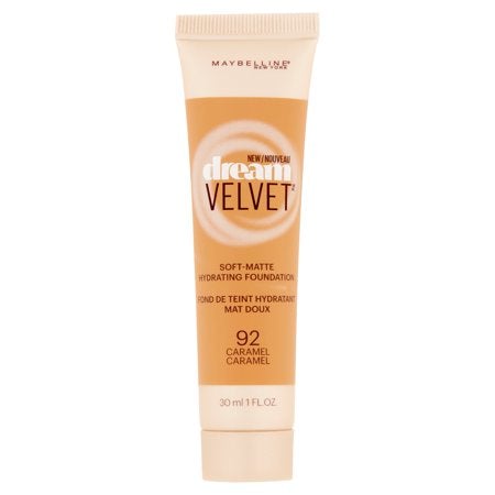 MAYBELLINE NEW YORK DREAM VELVET SOFT-MATTE HYDRATING FOUNDATION, 92 CARAMEL - Ome's Beauty Mart
