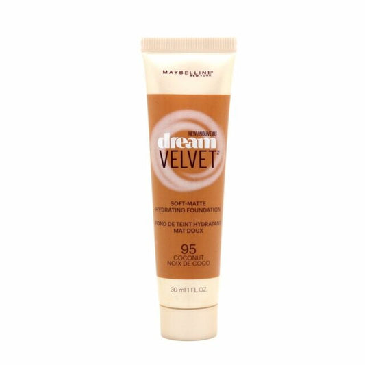 MAYBELLINE NEW YORK DREAM VELVET SOFT-MATTE HYDRATING FOUNDATION, 95 COCONUT - Ome's Beauty Mart