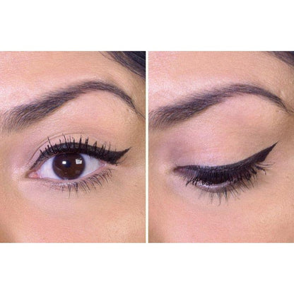 MAYBELLINE NEW YORK MASTER PRECISE CURVY LIQUID EYELINER, BLACK - Ome's Beauty Mart