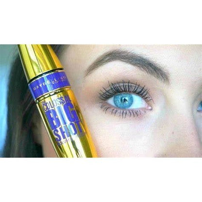 MAYBELLINE NEW YORK VOLUM' EXPRESS THE COLOSSAL BIG SHOT X SHAYLA MASCARA, 229 BOOMIN IN BLUE, 0.33 FL OZ - Ome's Beauty Mart