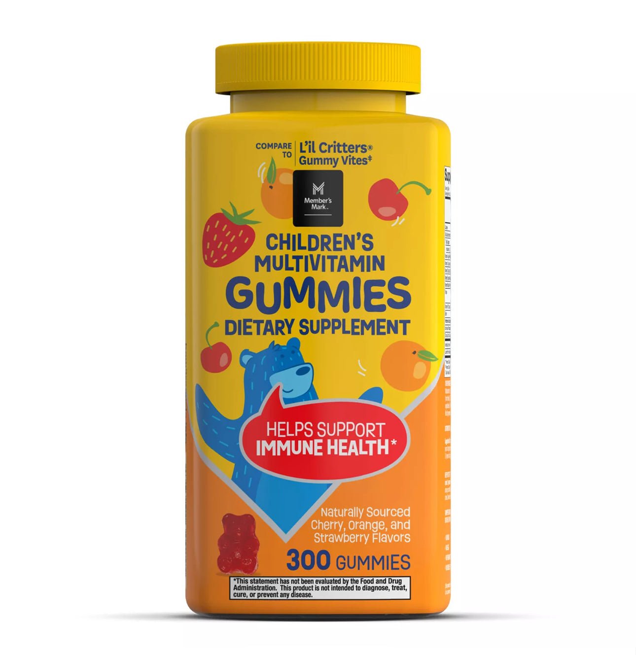Member's Mark Children's Multivitamin Gummies | Assorted Fruit Flavors | Similar to Lil Critters | 300 gummies - Ome's Beauty Mart
