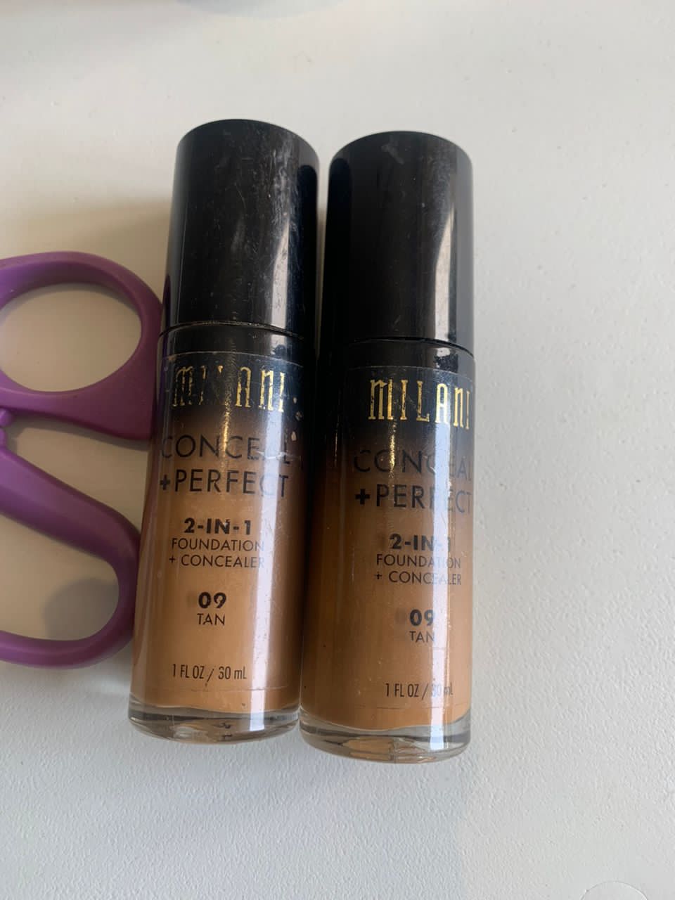 Milani Conceal + Perfect 2-in-1 Foundation + Concealer Tan 09 (Brand New but body is rough- See picture) - Ome's Beauty Mart