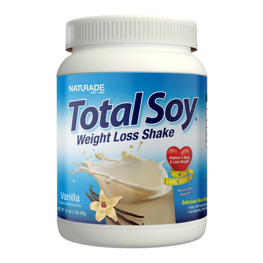 Naturade Total Soy Weight Loss Shake | Vanilla | 19.1 oz (540 g) Exp 07/2025 - Ome's Beauty Mart