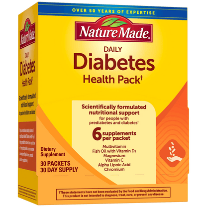 Nature Made Daily Diabetes Health Pack 30 Packets - Ome's Beauty Mart