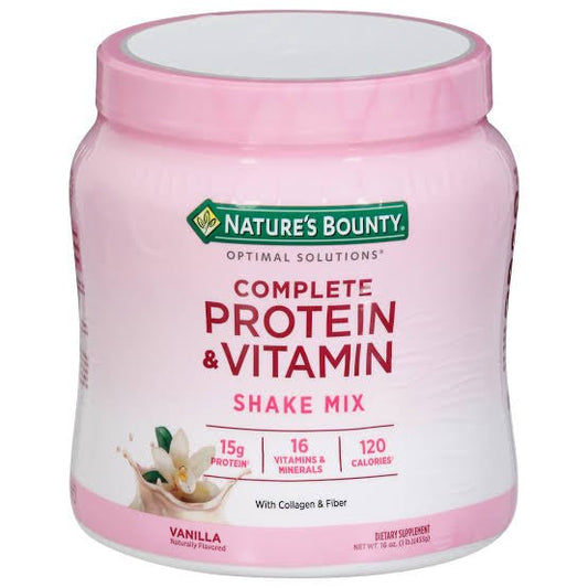Natures Bounty Complete Protein & Vitamin Shake 16 oz - Ome's Beauty Mart