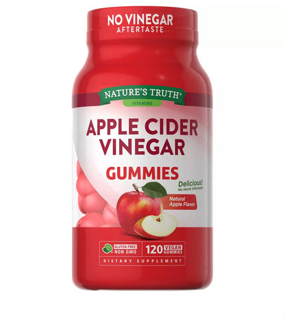 Nature's Truth Apple Cider Vinegar Gummies 400 mg |120 Gummies - Ome's Beauty Mart