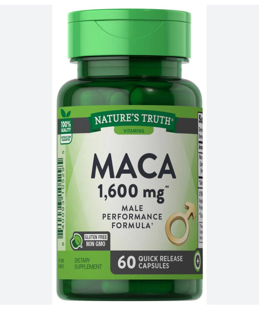 Nature's Truth MACA 1600mg 60 Capsules - Ome's Beauty Mart