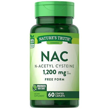 Nature's Truth NAC N-Acetyl Cysteine 1,200 mg 60 Caplets - Ome's Beauty Mart