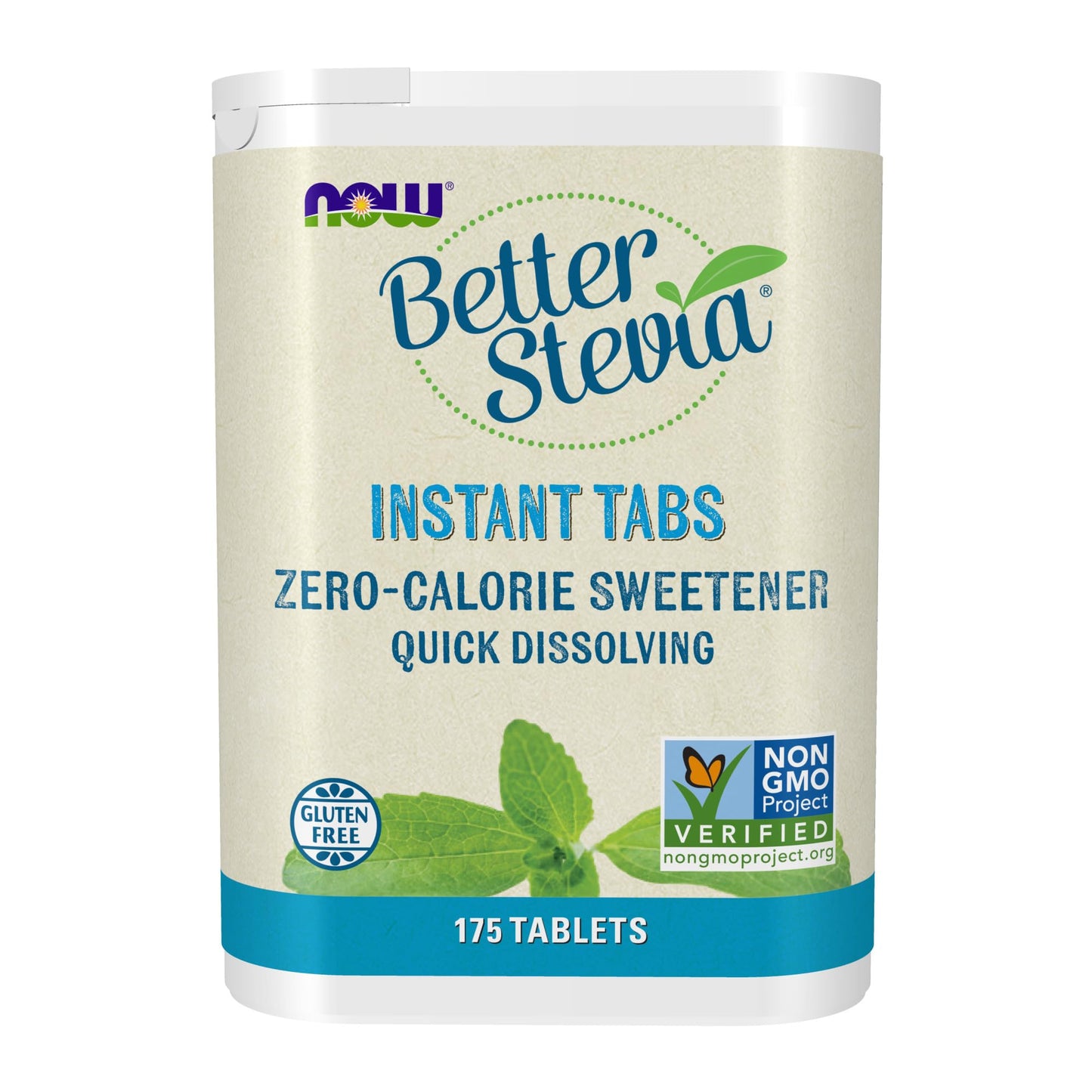 NOW Better Stevia Instant Tabs| Zero-Calorie Sweetener| Sugar Substitute | Great for Diabetics| Exp Aug 2026 | 175 Tablets - Ome's Beauty Mart
