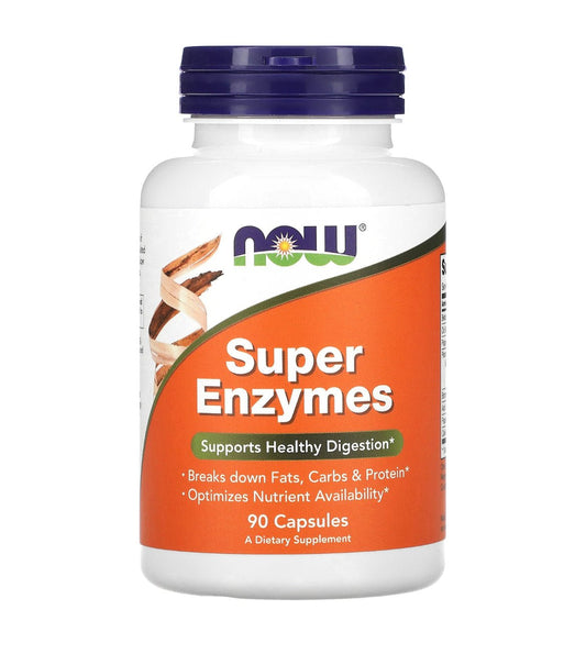 NOW Super Enzymes 90 Capsules - Ome's Beauty Mart