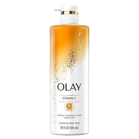 Olay Body Wash with Vitamin C and Vitamin B3, Cleansing & Revitalizing 20 FL Oz (591 ml) - Ome's Beauty Mart