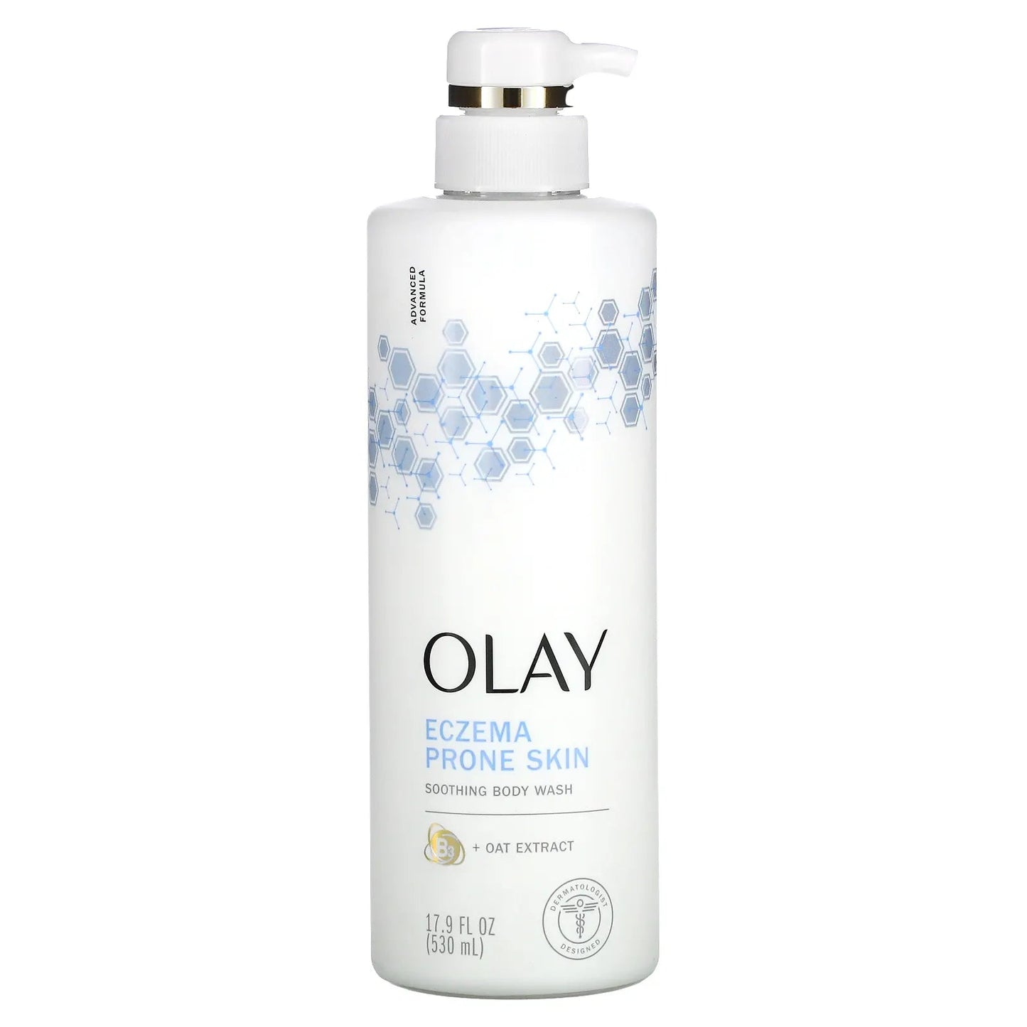 Olay Soothing Body Wash for Sensitive Skin -Ezcema Prone Skin with Oat Extract, 17.9 fl oz - 530 ml - Ome's Beauty Mart