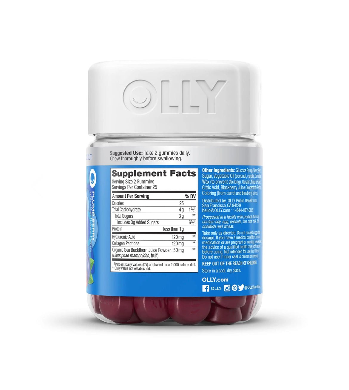 Olly Glowing Skin Gummies - Ome's Beauty Mart