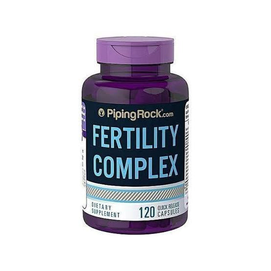 PipingRock Fertility Complex - 120 Capsules Exp Apr 2024 - Ome's Beauty Mart