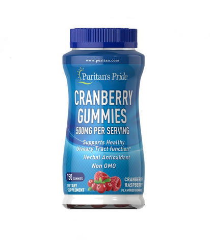 Puritan's Pride Cranberry Gummies 500 mg 150 Gummies - Ome's Beauty Mart