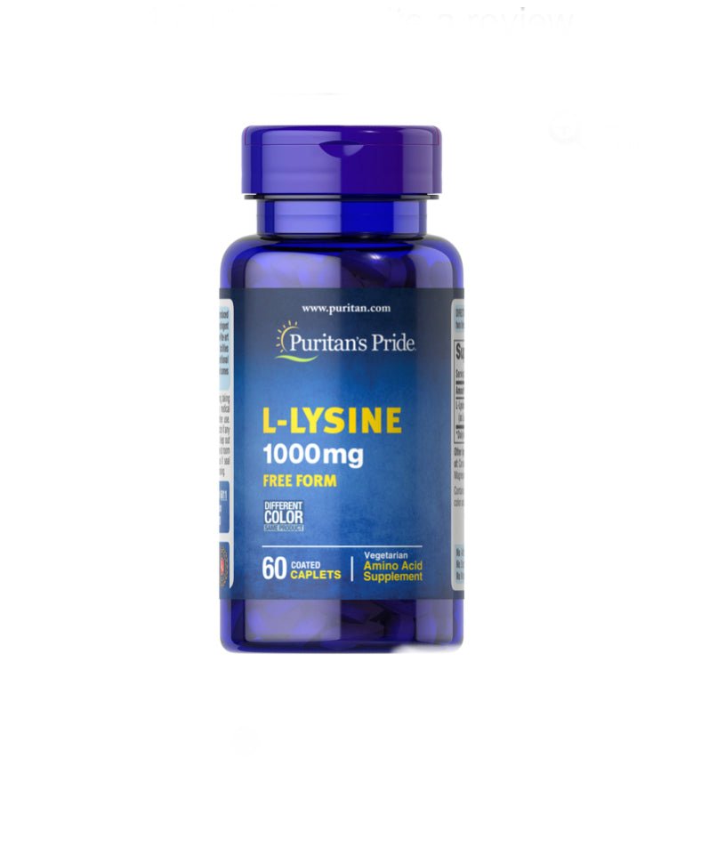 Puritans Pride L-Lysine 1000 mg 60 Tablets - Ome's Beauty Mart