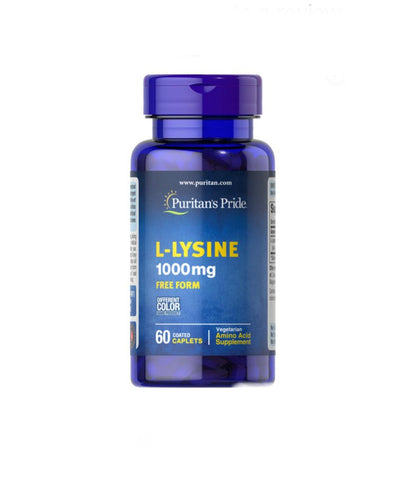 Puritans Pride L-Lysine 1000 mg 60 Tablets - Ome's Beauty Mart
