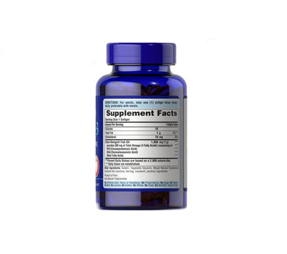 Puritans Pride Omega-3 Fish Oil Rapid Release Softgels, 1000 Mg, 100 Ct - Ome's Beauty Mart