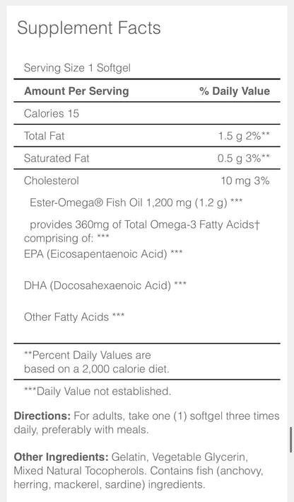 Puritans Pride Omega-3 Fish Oil Rapid Release Softgels, 1200mg, 100 Ct - Ome's Beauty Mart