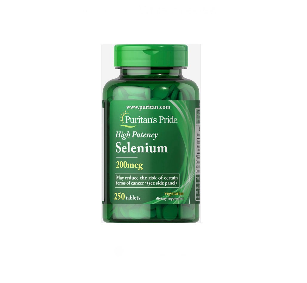 Puritan's Pride Selenium 200 mcg 250 Tablets - Ome's Beauty Mart