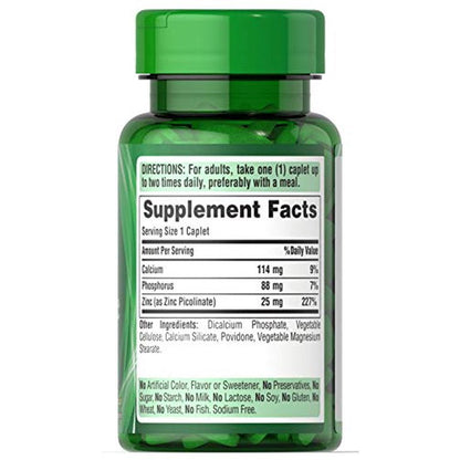 Puritan's Pride Zinc Picolinate 25 mg - Ome's Beauty Mart