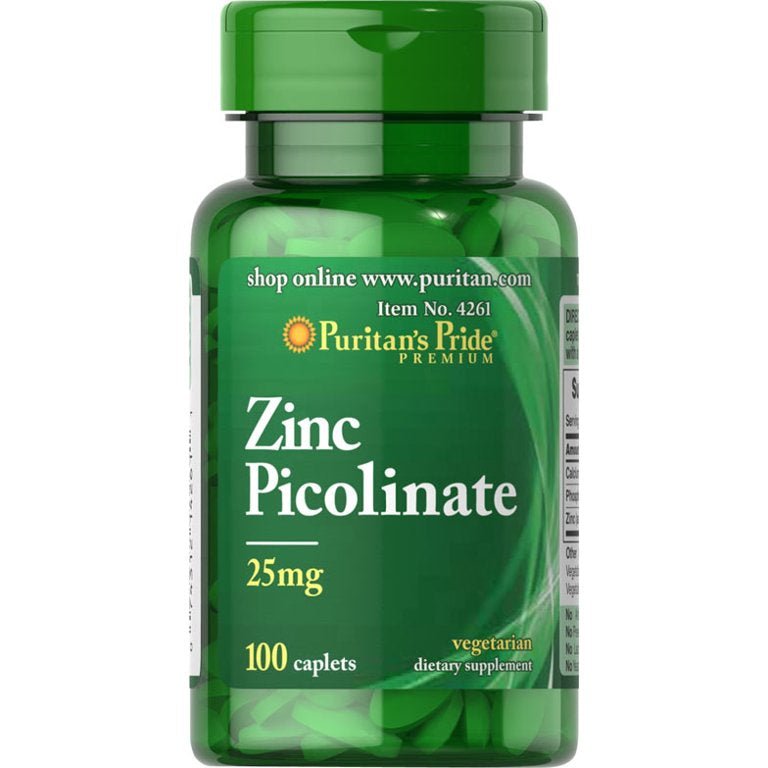 Puritan's Pride Zinc Picolinate 25 mg - Ome's Beauty Mart