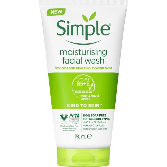Simple Moisturizing Facial Wash 150 ml - Ome's Beauty Mart