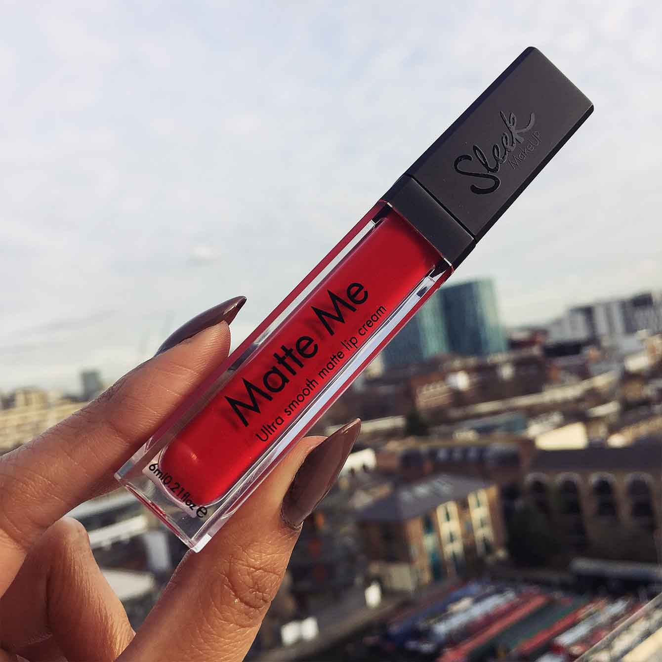 Sleek Matte Me Liquid Lipstick Rioja Red - Ome's Beauty Mart