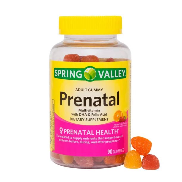 Spring Valley Adult Gummy Prenatal Multivitamin 90 Gummies Ome's