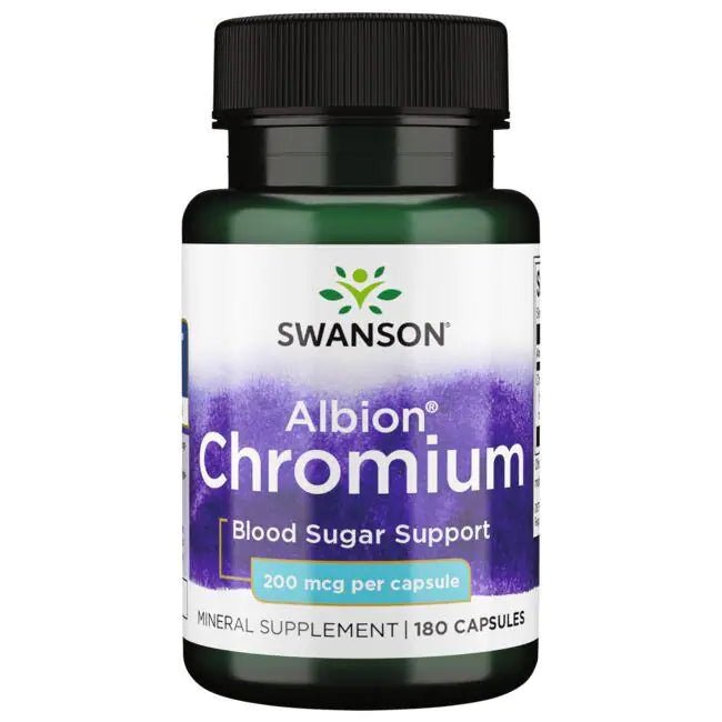 Swanson Albion Chromium 180 Capsules - Ome's Beauty Mart