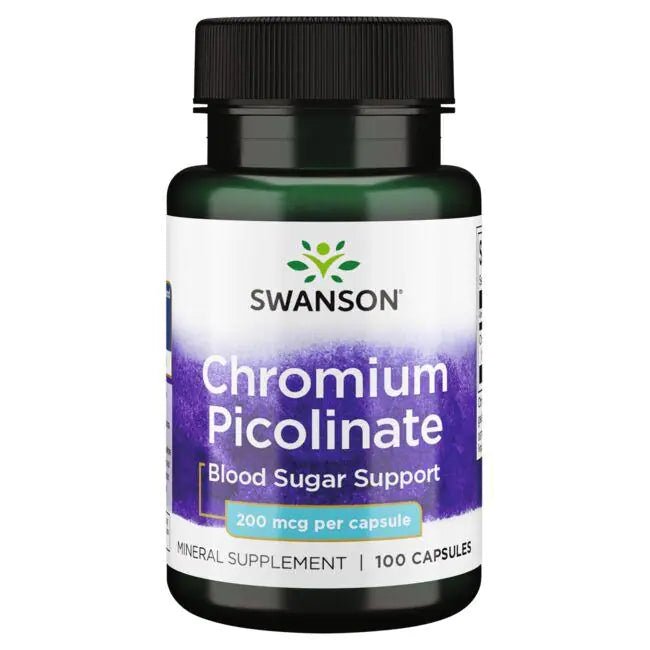 Swanson Chromium Picolinate 100 Capsules - Ome's Beauty Mart