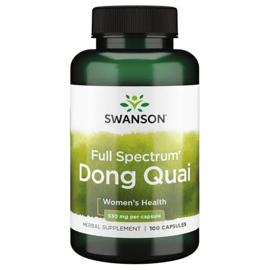 Swanson Dong Quai 530mg 100 Capsules - Ome's Beauty Mart