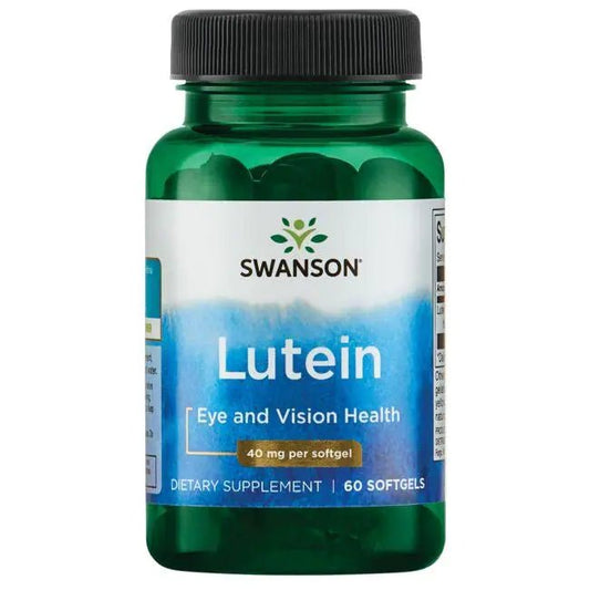 Swanson Lutein 40mg (Eye & Vision Health) 60 Capsules - Ome's Beauty Mart